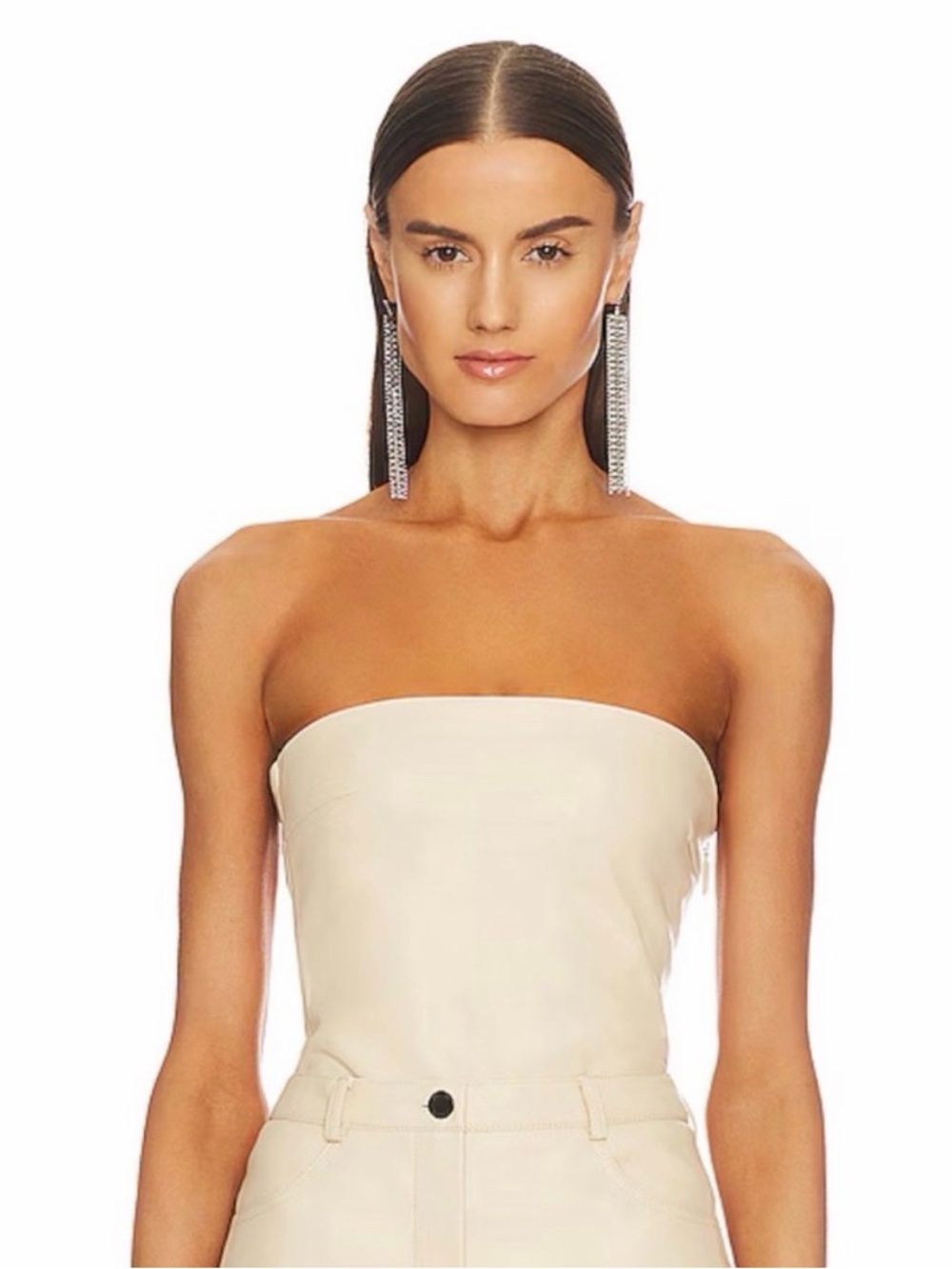 CULTNAKED Vanilla Killa Bandeau in Beige Size Small